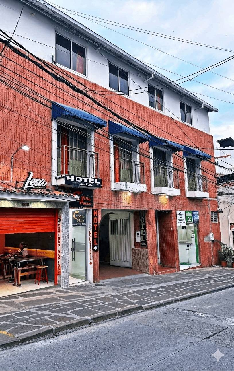 Fachada de Hotel C Villa Plaza en San Gil